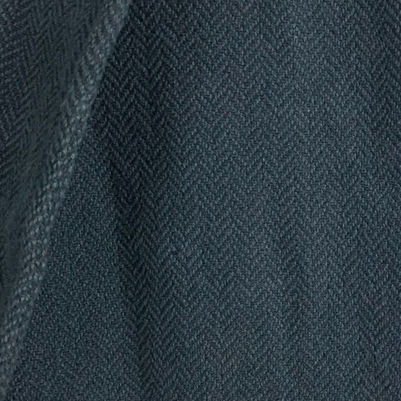 Free People Navy Boyfriend Chevron Pattern Blazer - Picture 6 of 6